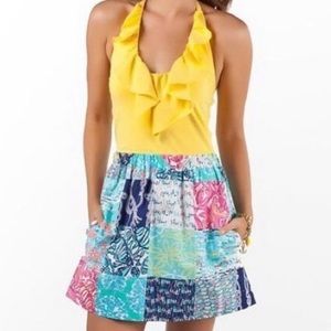 Worn once! Lilly Pulitzer Quinn Halter Dress!
